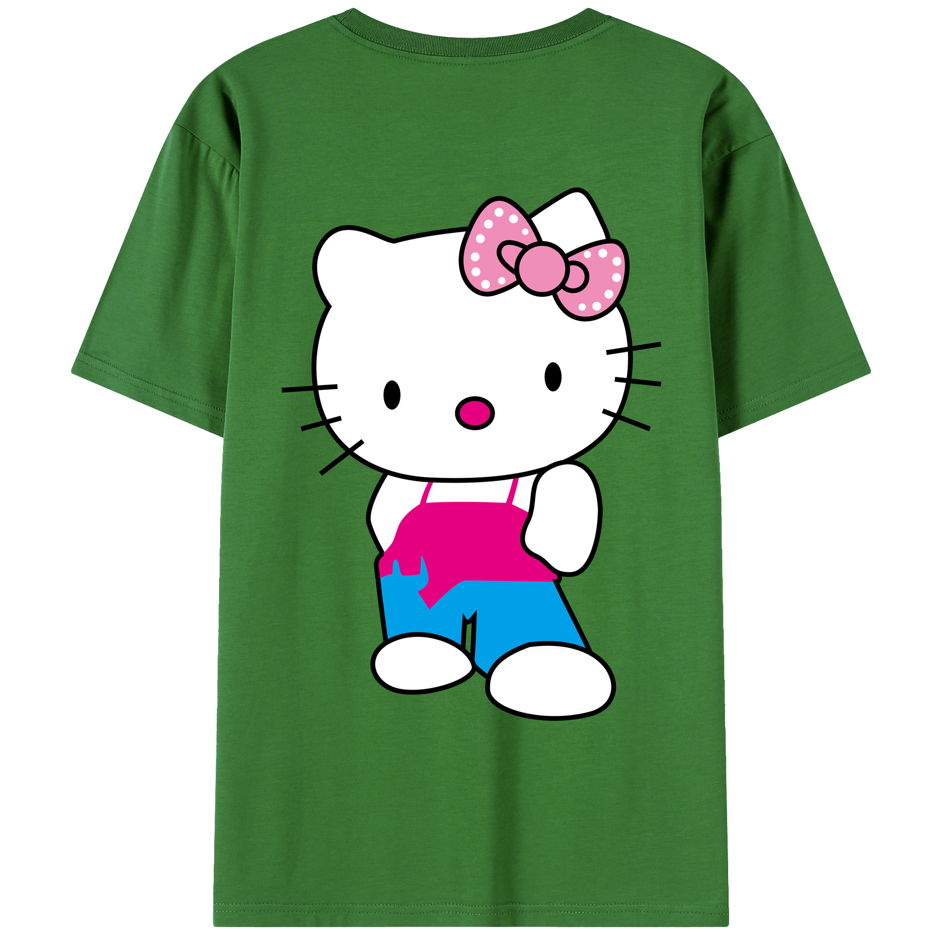 （画像用） Hello Kitty ハローキティ レディース半袖Tシャツ(バックプリント)